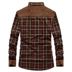 Men's Checkered Shirt With Sherpa Lining