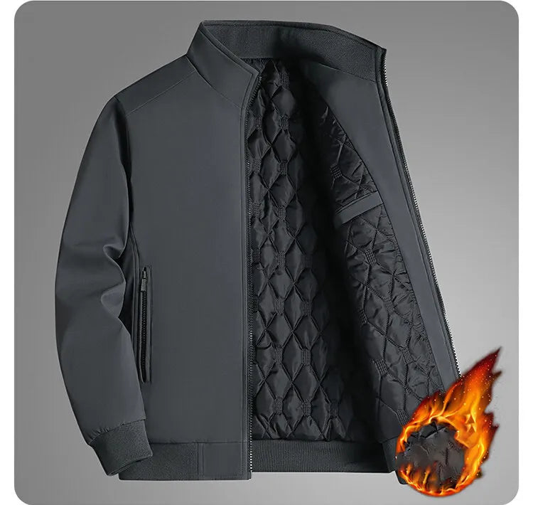 Men’s Waterproof Insulated Jacket | Quilted Lining, Winter Outdoor Jacket