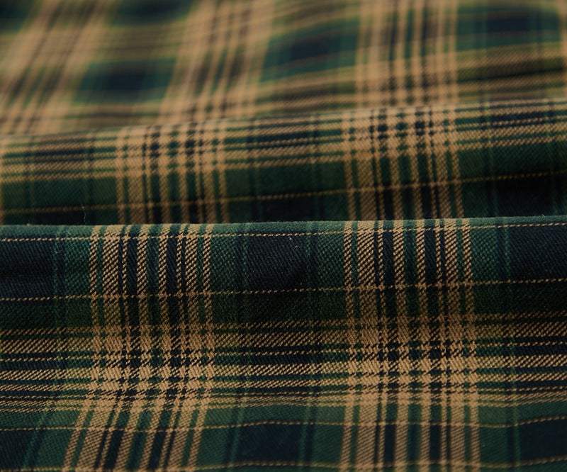 Men's Checkered Shirt With Sherpa Lining