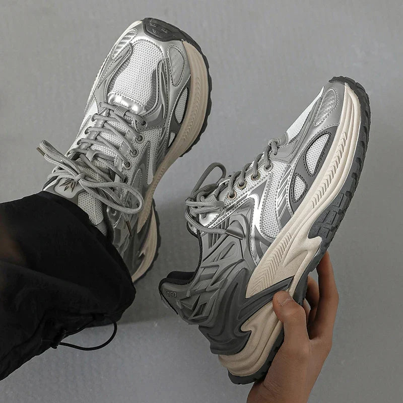 Masywne buty sportowe w stylu streetwear Y2K