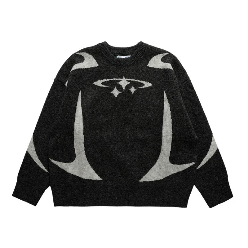 Luźny sweter w stylu streetwear