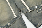 Detale z paskami | Szorty z jeansu typu washed