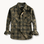Men’s Long Sleeve Plaid Flannel Shirt