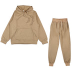 Men’s Oversized Tracksuit Set – Hooded Sweatshirt and Jogger Pants