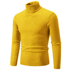 Men’s Slim Fit Turtleneck Sweater – Warm Anti-Pilling Winter Pullover