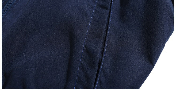 Men's Color Block Streetwear Varsity Jacket