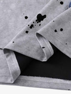 Retro Ink Splash Graphic T-Shirt