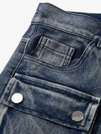 Embroidered Hip-Hop Street Style Jeans