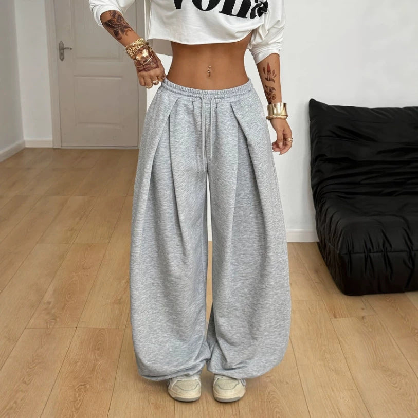 Women's Loose-fit  Wide-leg Pants