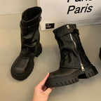 Women's mid-calf platform boots