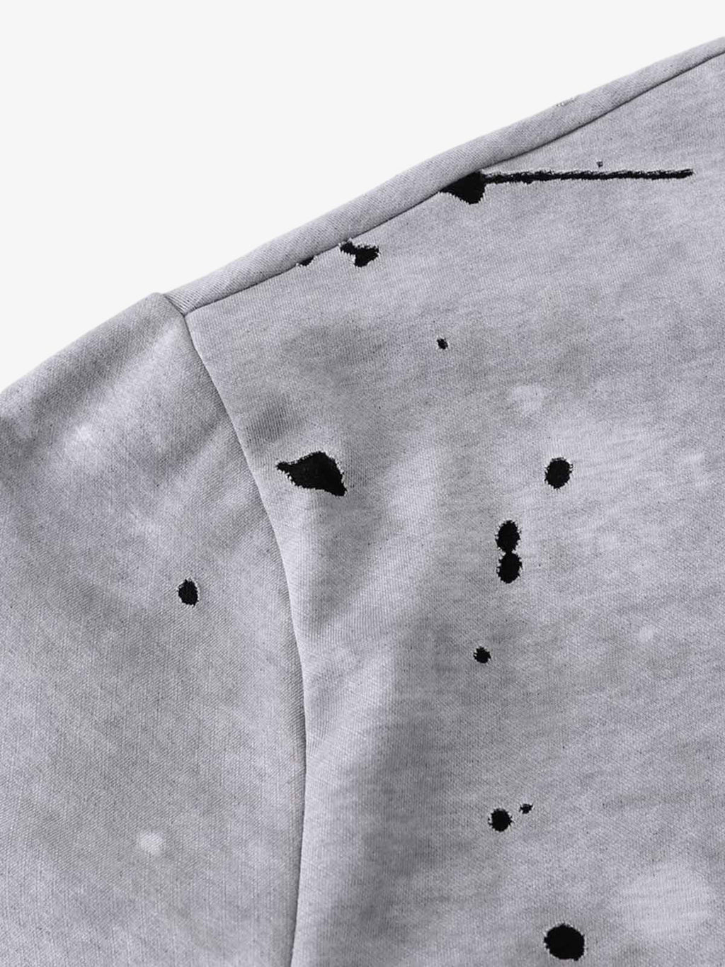 Retro Ink Splash Graphic T-Shirt