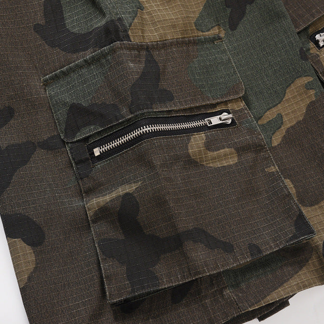Men’s Camo Utility Cargo Shorts