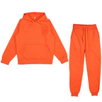 Men’s Oversized Tracksuit Set – Hooded Sweatshirt and Jogger Pants