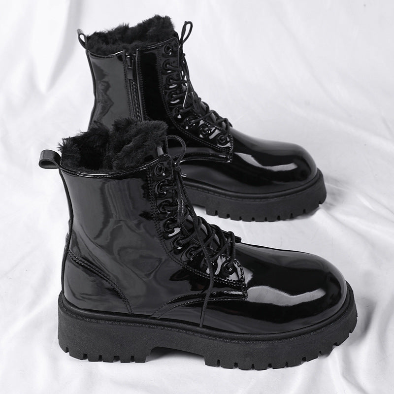 Skórzane buty wojskowe