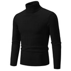 Men’s Slim Fit Turtleneck Sweater – Warm Anti-Pilling Winter Pullover