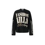 Graphic Letter Sweatshirt | Crew Neck Long Sleeve Pullover - Drenn