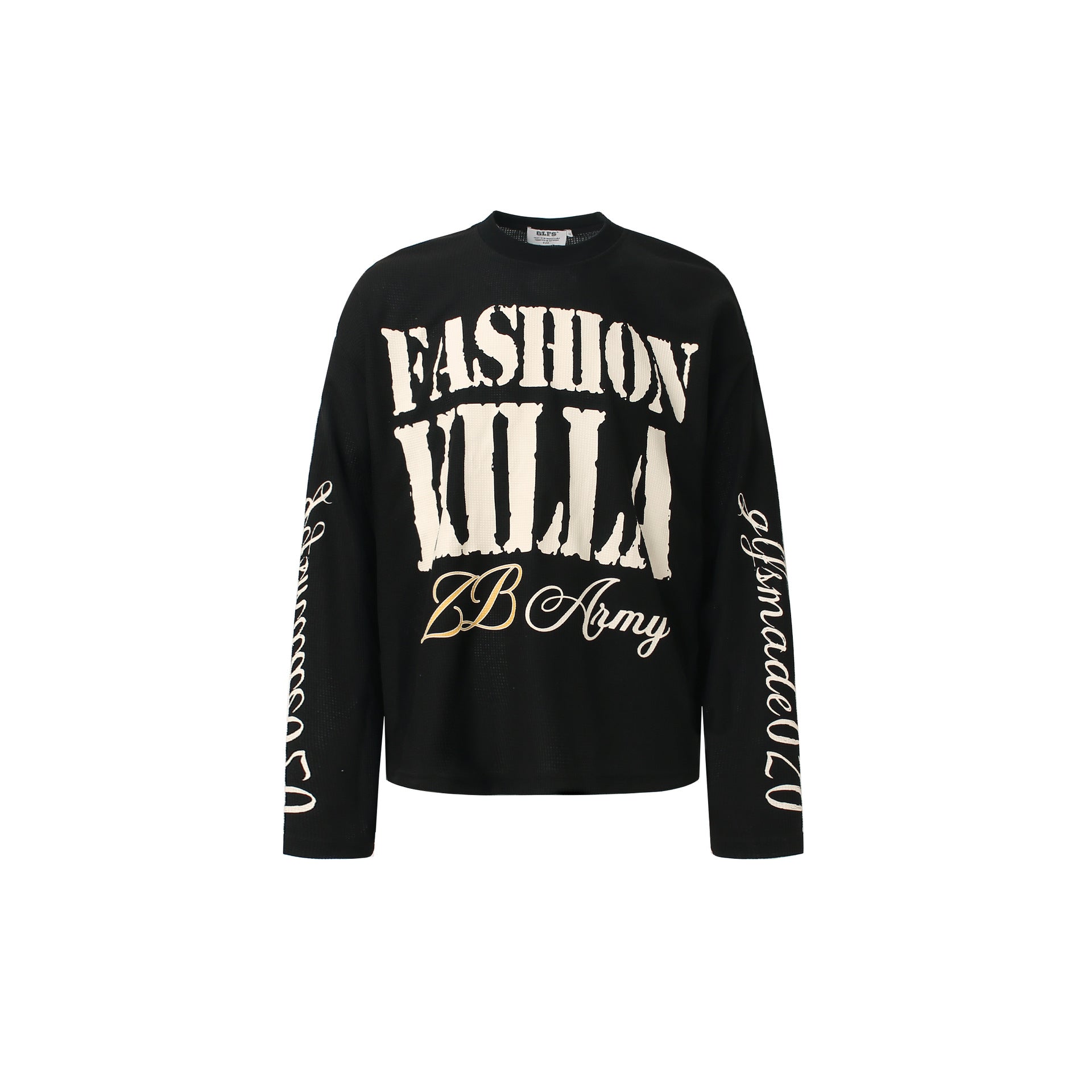 Graphic Letter Sweatshirt | Crew Neck Long Sleeve Pullover - Drenn