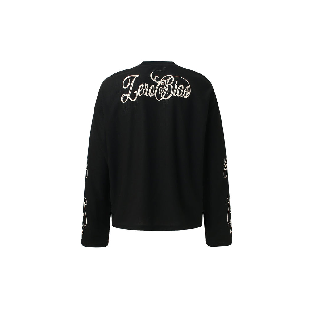 Graphic Letter Sweatshirt | Crew Neck Long Sleeve Pullover - Drenn