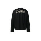 Graphic Letter Sweatshirt | Crew Neck Long Sleeve Pullover - Drenn