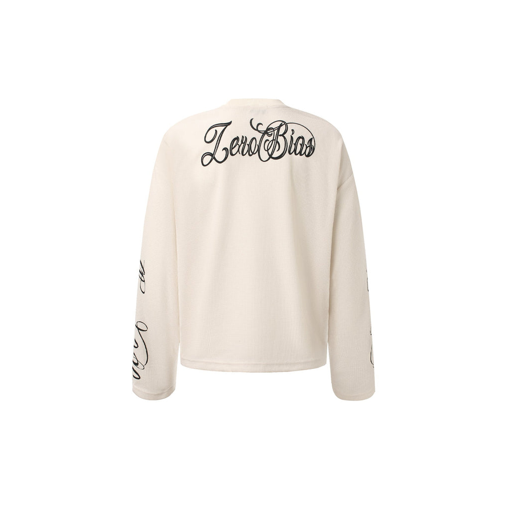 Graphic Letter Sweatshirt | Crew Neck Long Sleeve Pullover - Drenn