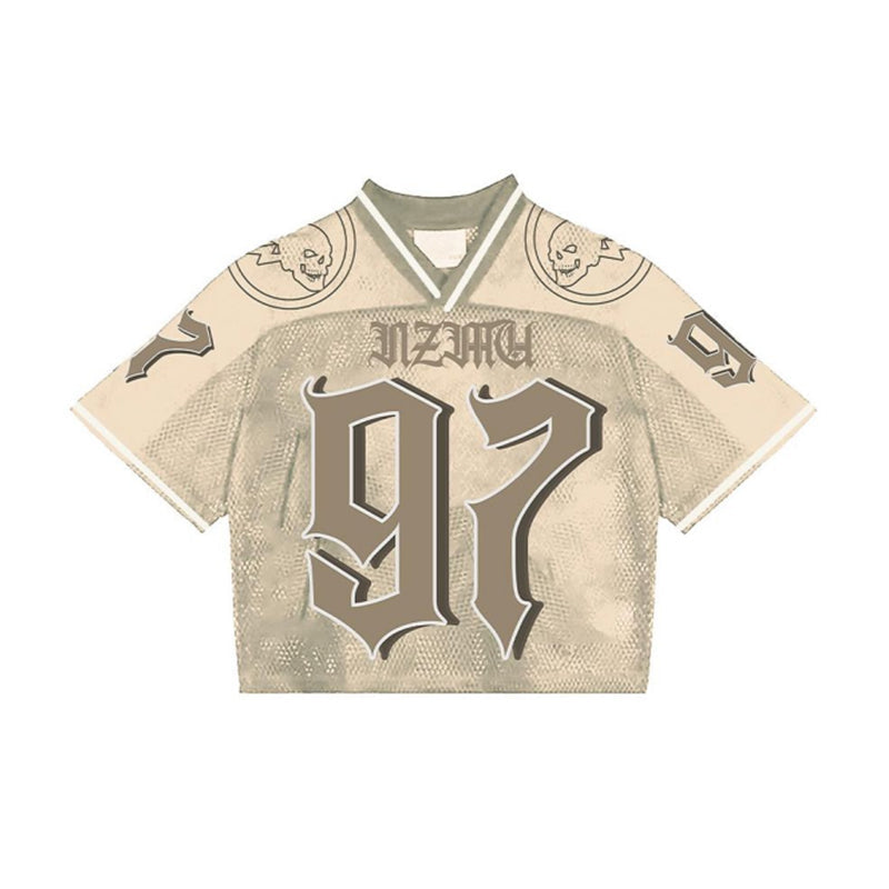 Odważny t-shirt z grafiką o wyrazistym, nieustraszonym charakterze