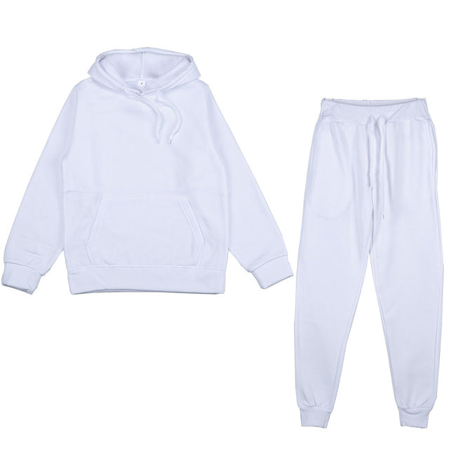 Men’s Oversized Tracksuit Set – Hooded Sweatshirt and Jogger Pants