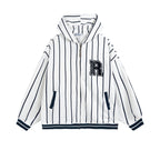 Hooded Striped Streetwear Jacket