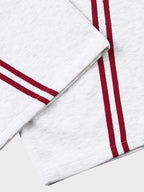 Cotton Blend Balloon-Leg Joggers with Contrast Waistband
