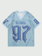 Odważny t-shirt z grafiką o wyrazistym, nieustraszonym charakterze
