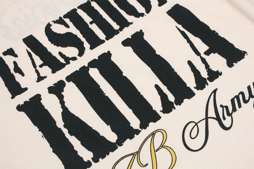 Graphic Letter Sweatshirt | Crew Neck Long Sleeve Pullover - Drenn