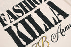 Graphic Letter Sweatshirt | Crew Neck Long Sleeve Pullover - Drenn