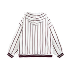Hooded Striped Streetwear Jacket
