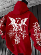 Men’s 3D Angel Wings Print Hoodie