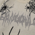 Spider Web Brocade Men's Sweater