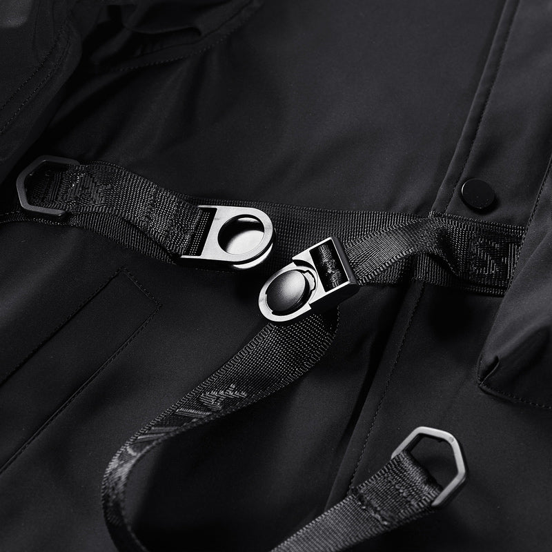 Men's Oversized Techwear Bomber Jacket