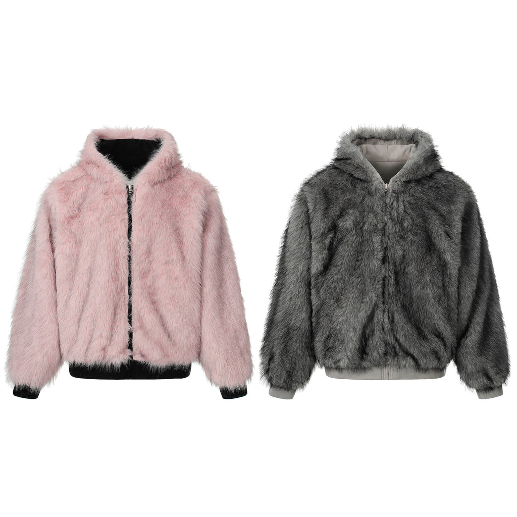 Reversible Fur | Winter Hooded Jacket - Drenn