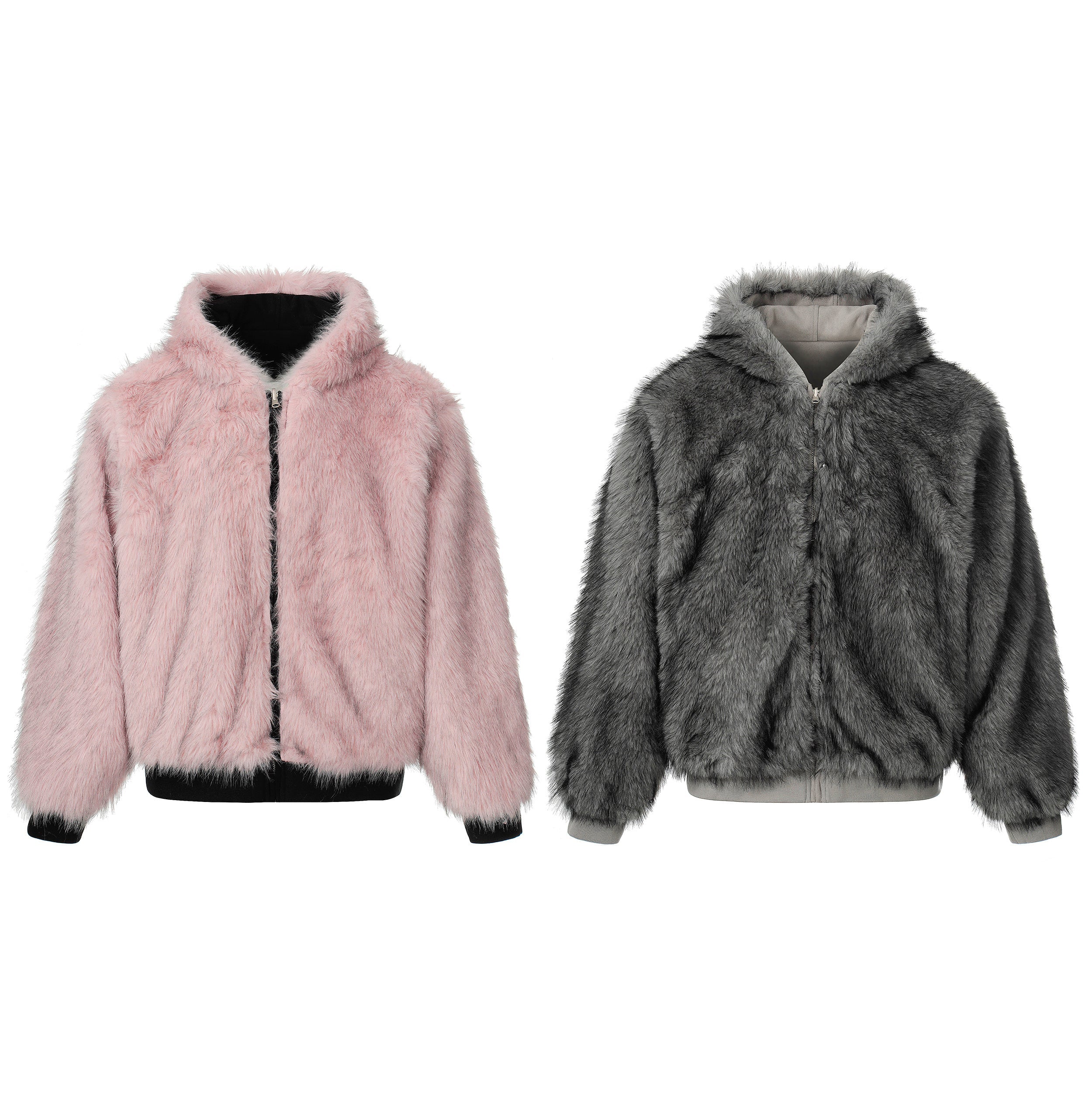Reversible Fur | Winter Hooded Jacket - Drenn
