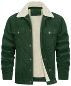 Men’s Corduroy Sherpa Winter Jacket