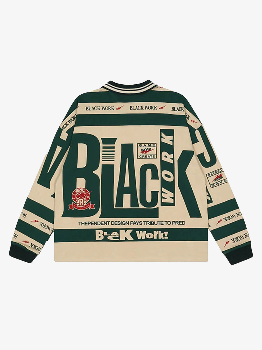 Retro Typography Polo T-Shirt