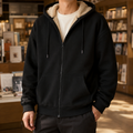 Men's Sherpa-Lined Zip-Up Hoodie | Warm Winter Hoodie