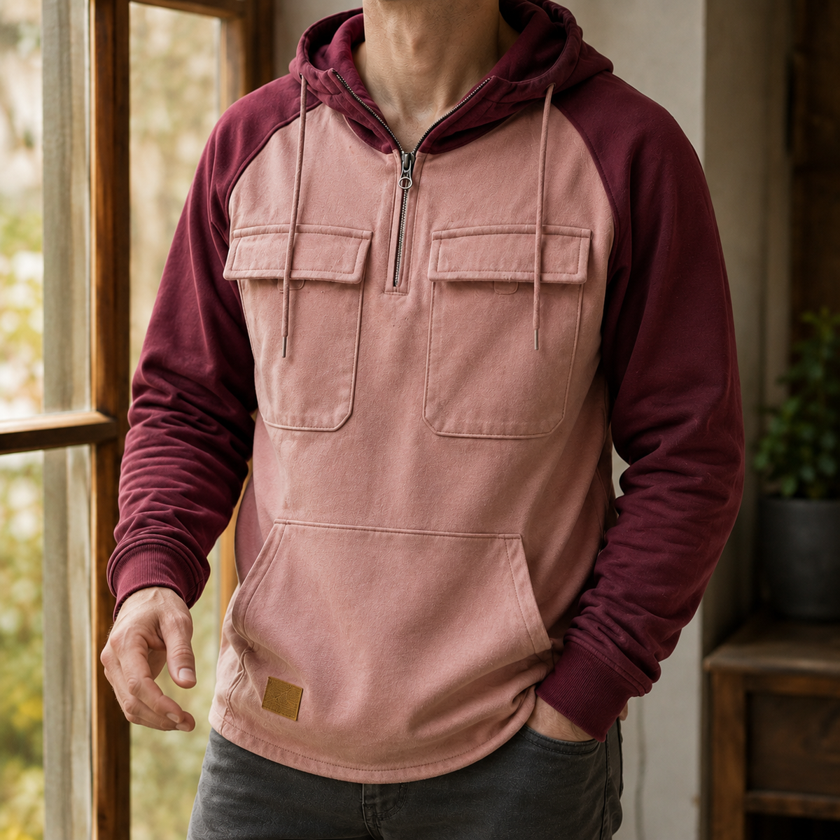 Men's Utility Half-Zip Hoodie