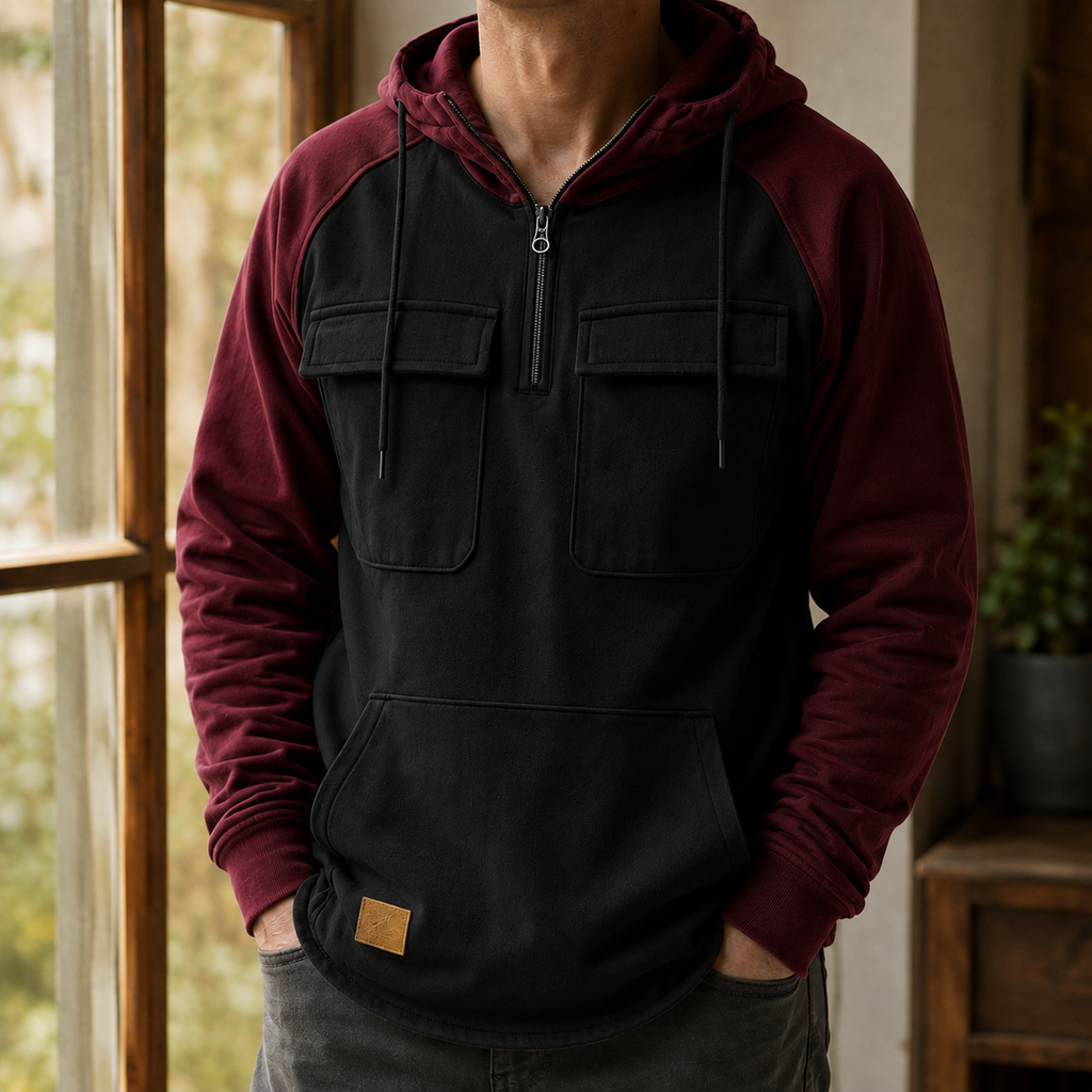 Men's Utility Half-Zip Hoodie