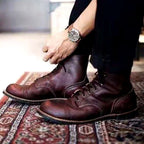 Men's Lace-Up Boots for Winter with Insulation