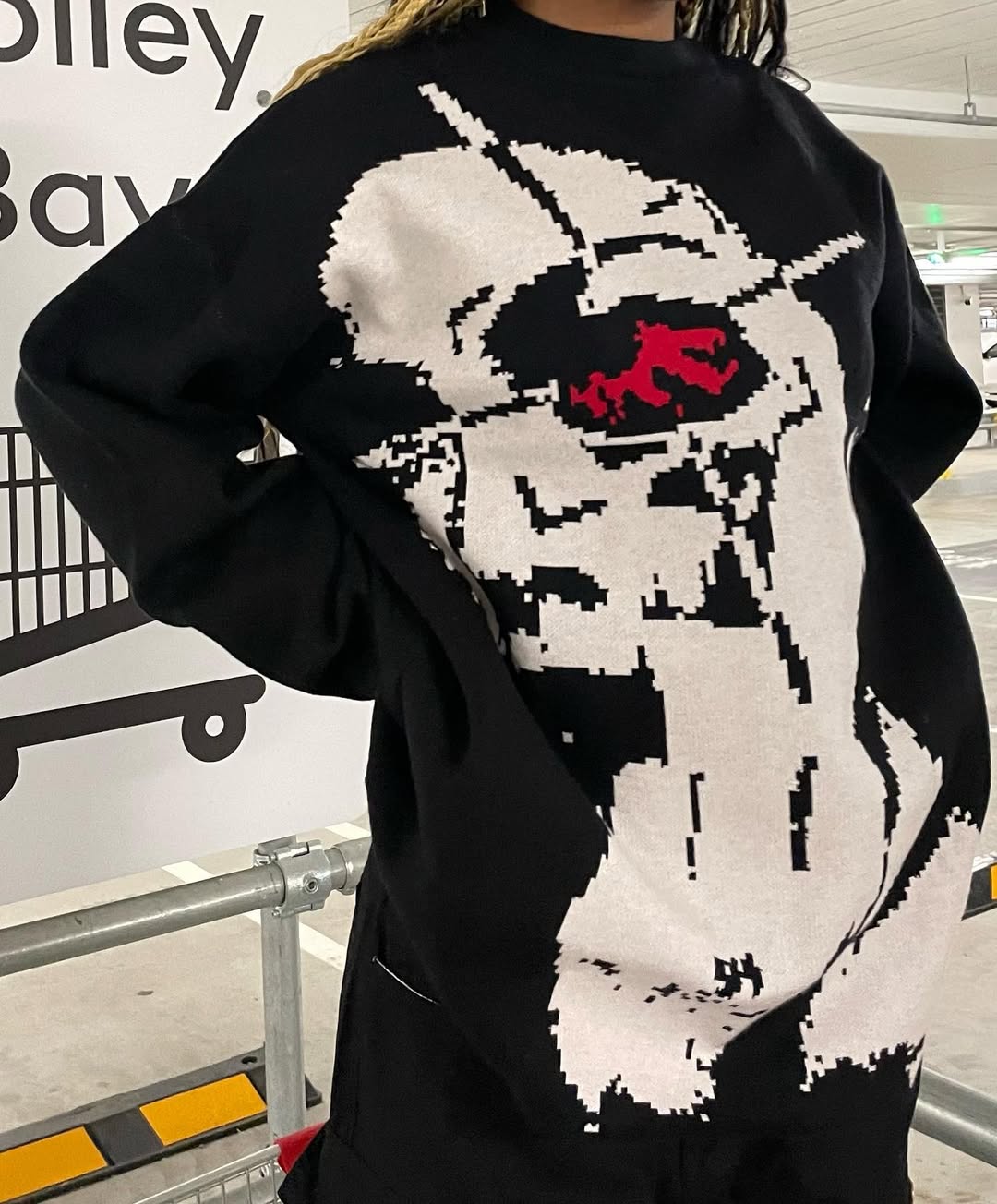 Glitch Reality | Statement Knit Sweater - Drenn