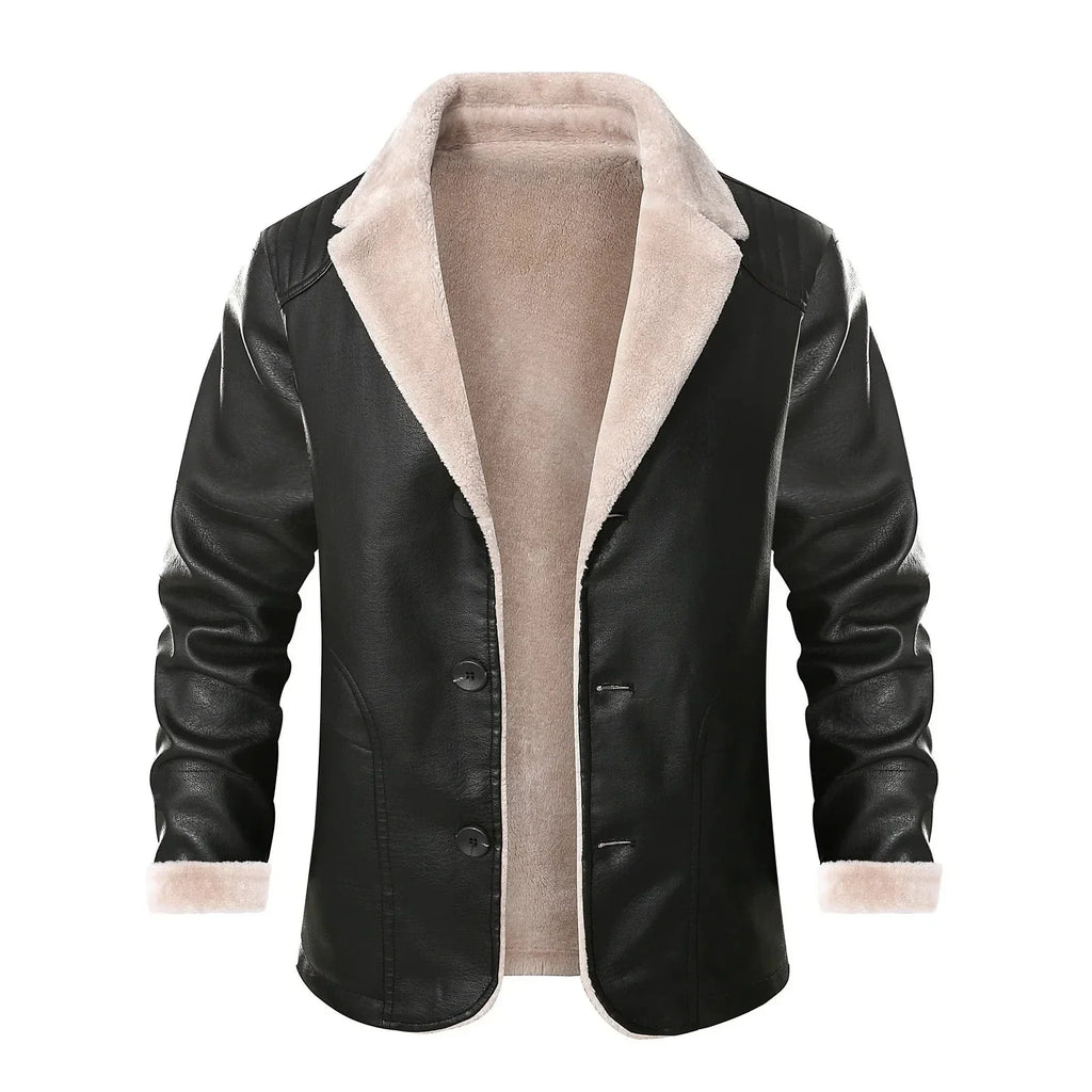 Men's Vintage Style Leather Vigilante Jacket