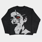 Glitch Reality | Statement Knit Sweater - Drenn